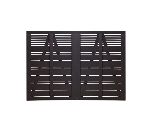 Plus Silence Gartentor Doppeltor schwarz grundiert 200 x 140 cm
