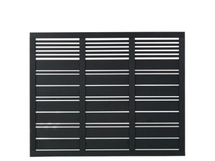 Plus Silence Zaun schwarz grundiert 176 x 140 cm Plus Silence Zaun schwarz grundiert 176 x 140 cm