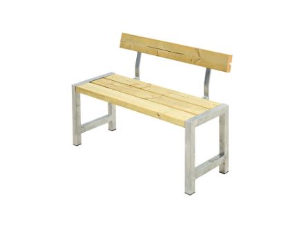 Plus Cafébank mit Rückenlehne Kiefer-Fichte druckimprägniert 127 cm Plus Cafébank mit Rückenlehne Kiefer-Fichte druckimprägniert 127 cm