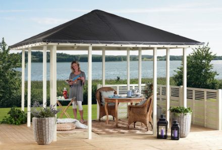 Plus Pavillon mit Dachplane druckimprägniert Plus Pavillon mit Dachplane druckimprägniert