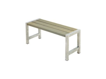Plus Cafébank Kiefer-Fichte graubraun 127 cm Plus Cafébank Kiefer-Fichte graubraun 127 cm
