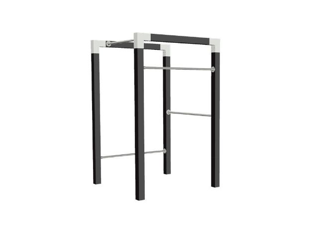 Picture of Plus Cubic Outdoor Fitness - Model 1 - schwarz