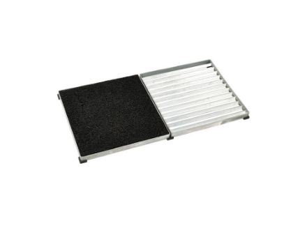 Plus Cubic Rost mit Matte und Stahlrahmen 40 x 80 x 4 cm Plus Cubic Rost mit Matte und Stahlrahmen 40 x 80 x 4 cm