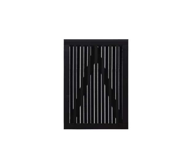 Bild von Plus Nagano Gartentor Einzeltor Kiefer-Fichte schwarz 100 × 140 cm