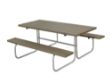 Plus Classic Picknicktisch Kiefer-Fichte graubraun 177 x 155 cm 