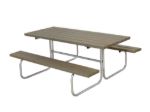 Plus Classic Picknicktisch Kiefer-Fichte graubraun 177 x 155 cm 
