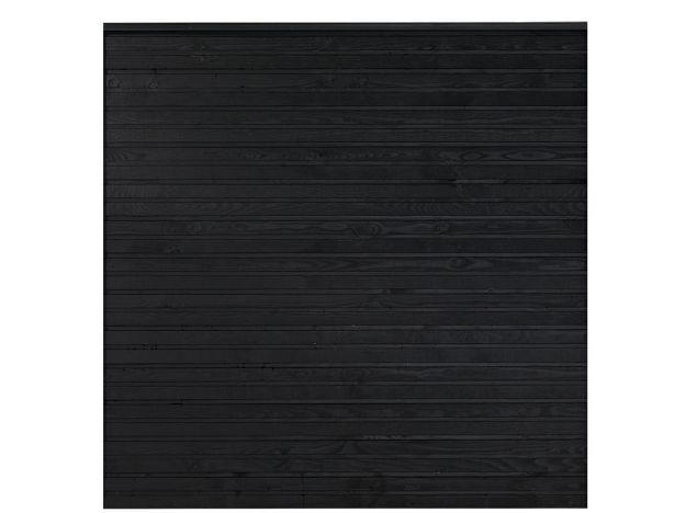 Plus Plank Profilzaun Fichte schwarz 174 x 166 cm