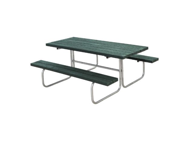 Plus Classic Picknicktisch Retex Upcycling grün 177 x 155 cm