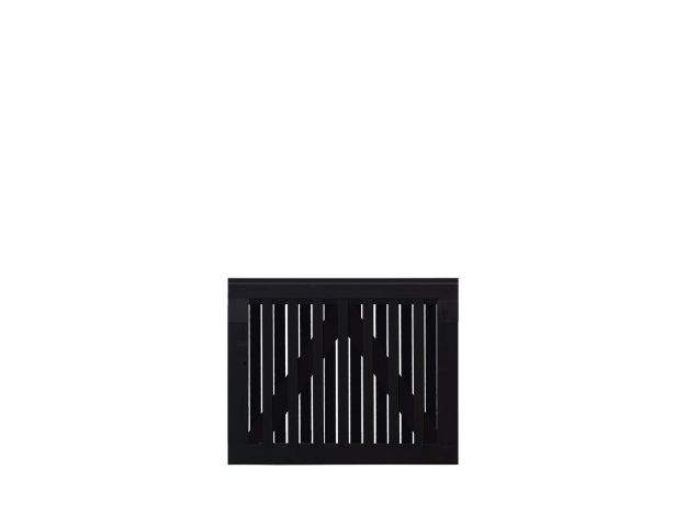 Plus Nagano Gartentüre Einzeltor Kiefer-Fichte schwarz 100 × 80 cm
