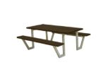 Plus Wega Picknicktisch Kiefer-Fichte schwarz 177 cm