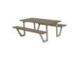 Plus Wega Picknicktisch Kiefer-Fichte graubraun 177 cm