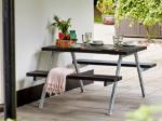 Picture of Plus Alpha picnic table with 2 backrests pressure-treated 118 x 185 x 73 cm