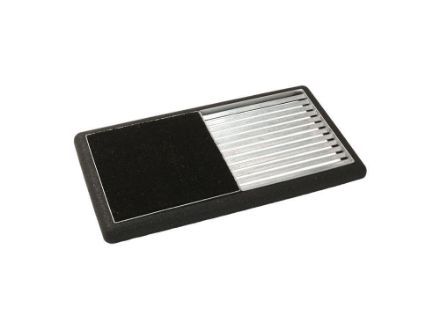 Plus Cubic Rost mit Matte und schwarzem Rahmen 48 x 88 x 4 cm Plus Cubic Rost mit Matte und schwarzem Rahmen 48 x 88 x 4 cm