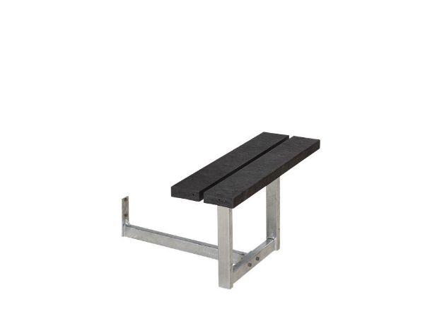 Plus Anbausatz komplett für Basic Picknicktisch Retex Upcycling schwarz 77 cm