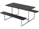 Plus Anbausatz komplett für Basic Picknicktisch Kiefer-Fichte schwarz 77 cm
