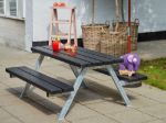 Picture of Plus Alpha Junior picnic table black 118 x 118 x 57cm
