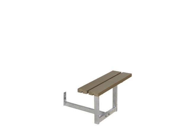 Plus Anbausatz komplett für Basic Picknicktisch Kiefer-Fichte graubraun  77 cm