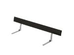 Plus Rückenlehne Kiefer-Fichte schwarz 177 cm für Basic Kinder-Picknicktisch