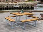 Bild von Plus Picnic Picknicktisch 8-Sitzer teakfarben 200 cm