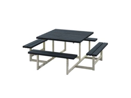 Plus Picnic Picknicktisch 8-Sitzer schwarz 200 cm Plus Picnic Picknicktisch 8-Sitzer schwarz 200 cm