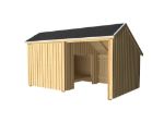 Bild von Plus Multihaus Shelter 432 x 248 x 250 cm mit Dachpappe und Aluleisten