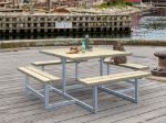 Bild von Plus Picnic Picknicktisch 8-Sitzer druckimprägniert 200 cm