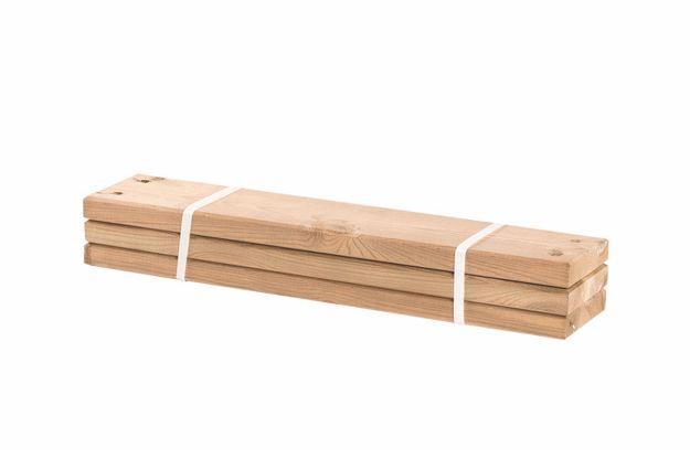 Plus Planken-Set Lärche unbehandelt 3x - 60 x 12 x 2,8 cm für System PIPE