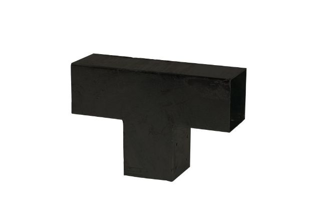 Plus Cubic Single-Verlängerungsbeschlag schwarz 9 x 9 cm