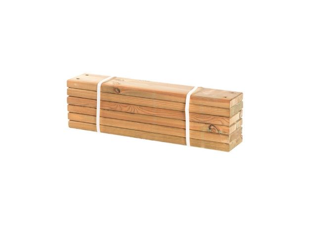 Plus Planken-Set Lärche unbehandelt 6x - 60 x 12 x 2,8 cm für System PIPE