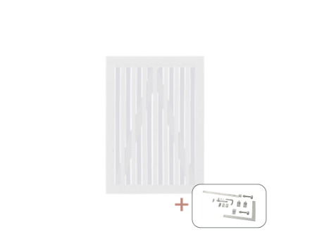 Plus Nagano Gartentüre Einzeltor Kiefer-Fichte weiss 100 × 140 cm mit Beschlägen Plus Nagano Gartentüre Einzeltor Kiefer-Fichte weiss 100 × 140 cm mit Beschlägen