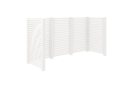 Plus Tokyo Mülltonnenverkleidung weiss 281 cm Plus Tokyo Mülltonnenverkleidung weiss 281 cm