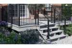Plus Aussentreppe druckimprägniert 2-stufig Terrassentreppe 34 Grad - 120 x 51 x 37 cm