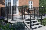 Plus Aussentreppe druckimprägniert 5-stufig Terrassentreppe 34 Grad - 120 x 126 x 88 cm Ambiente