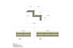 Plus Stahl-Aussentreppe verzinkt 2-stufig Terrassentreppe 34 Grad - 180 x 54 x 37 cm