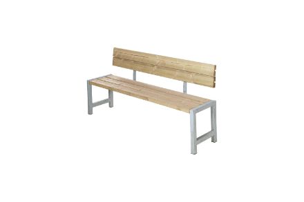 Plus Plankenbank mit Rückenlehne 176 cm Thermowood Plus Plankenbank mit Rückenlehne 176 cm Thermowood