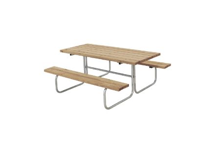 Plus Classic Picknicktisch Kiefer-Fichte Thermowood 177 x 155 cm Plus Classic Picknicktisch Kiefer-Fichte Thermowood 177 x 155 cm
