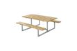 Plus Basic Picknicktisch Thermowood 177 x 160 x 73 cm