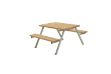 Plus Alpha Picknicktisch Thermowood 118 x 161 x 73 cm