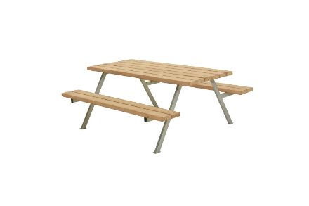 Plus Alpha Picknicktisch Thermowood 177 x 161 x 73 cm Plus Alpha Picknicktisch Thermowood 177 x 161 x 73 cm