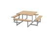 Plus Picnic Picknicktisch 8-Sitzer Thermowood 200 cm