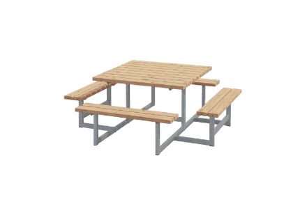 Plus Picnic Picknicktisch 8-Sitzer Thermowood 200 cm Plus Picnic Picknicktisch 8-Sitzer Thermowood 200 cm