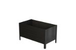 Plus Pflanzkasten Blumenkasten Classic Stahl-Kiefer-Fichte schwarz 83 cm