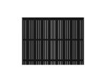 Plus Tangent Sichtschutzzaun Kiefer-Fichte schwarz 180 × 140 cm