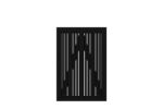 Plus Tangent Einzeltor Kiefer-Fichte schwarz 100 x 140 cm