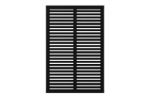 Plus Harmoni Sichtschutz-Zaun schwarz 120 x 180 cm