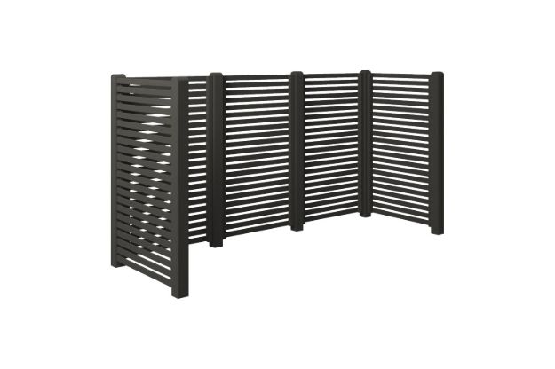 Plus Tokyo Mülltonnenverkleidung umbragrau 281 cm