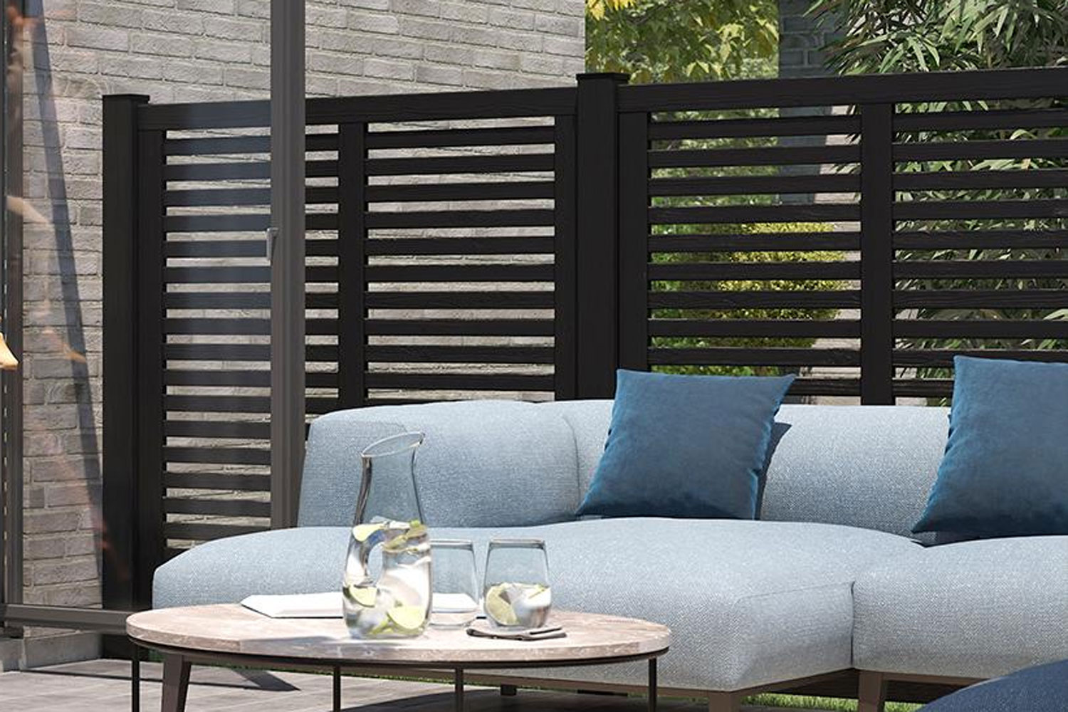 Plus Harmoni SichtschutzZaun Zaun weiss 180 x 180 cm bestellen plus