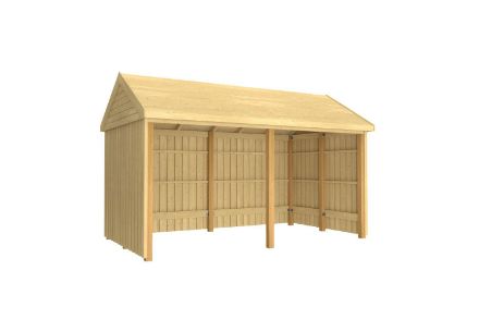 Plus Gartengebäude Classic Multihaus offen 423 x 234 cm Plus Gartengebäude Classic Multihaus offen 423 x 234 cm