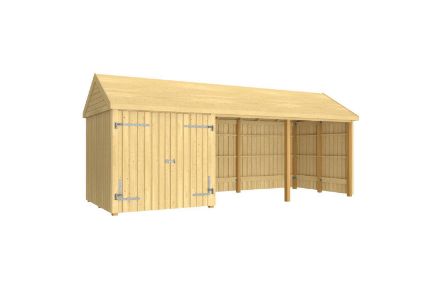 Plus Gartengebäude Classic Multihaus offen mit Doppeltor 626 x 234 cm Plus Gartengebäude Classic Multihaus offen mit Doppeltor 626 x 234 cm