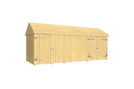 Plus Gartengebäude Classic Multihaus offen mit Einzel- und Doppeltor 626 x 234 cm Plus Gartengebäude Classic Multihaus offen mit Einzel- und Doppeltor 626 x 234 cm